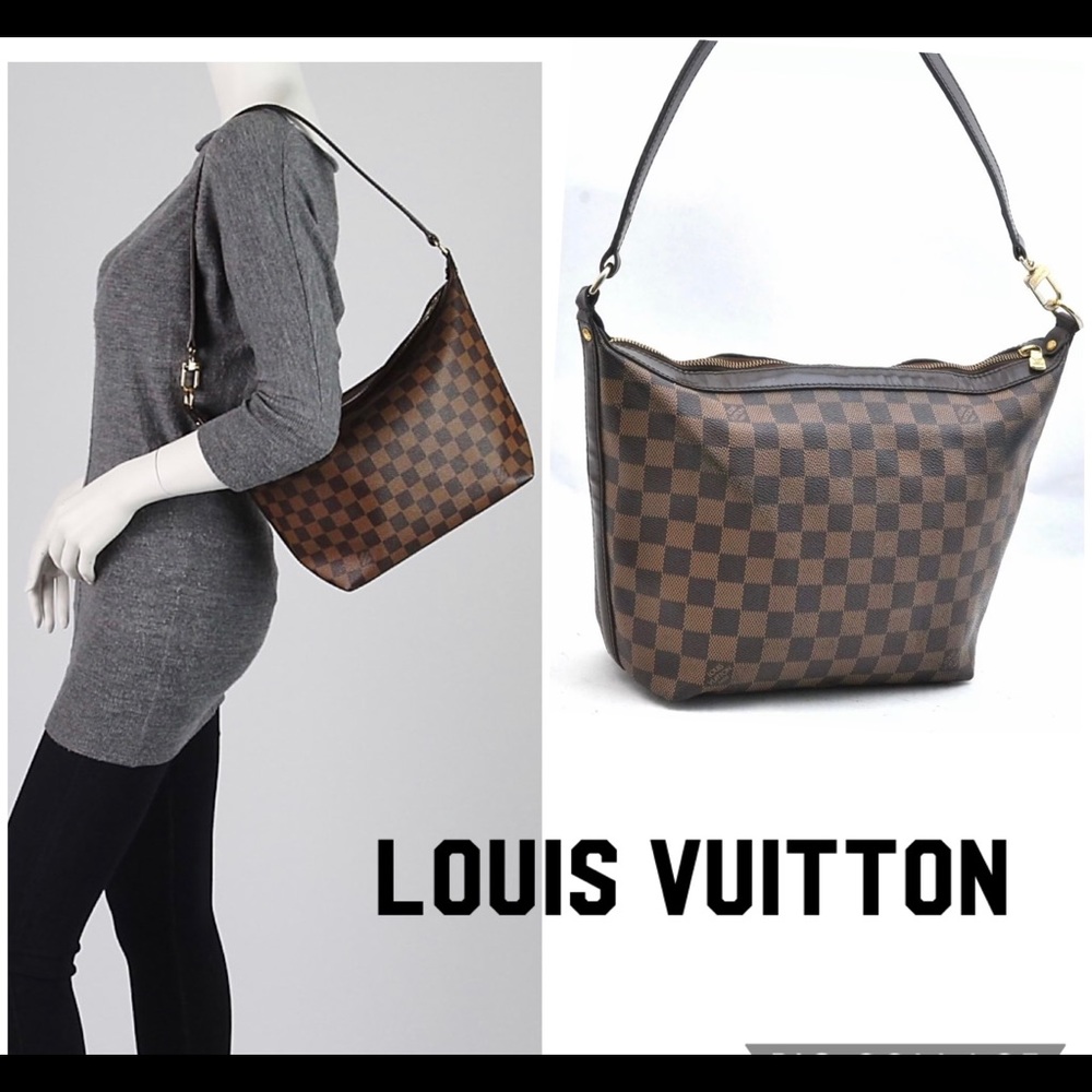 👜 LOUIS VUITTON Damier MM Shoulder Bag